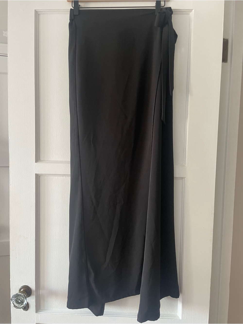 Black Wrap Maxi pant Skirt - Classic Women's Skirt